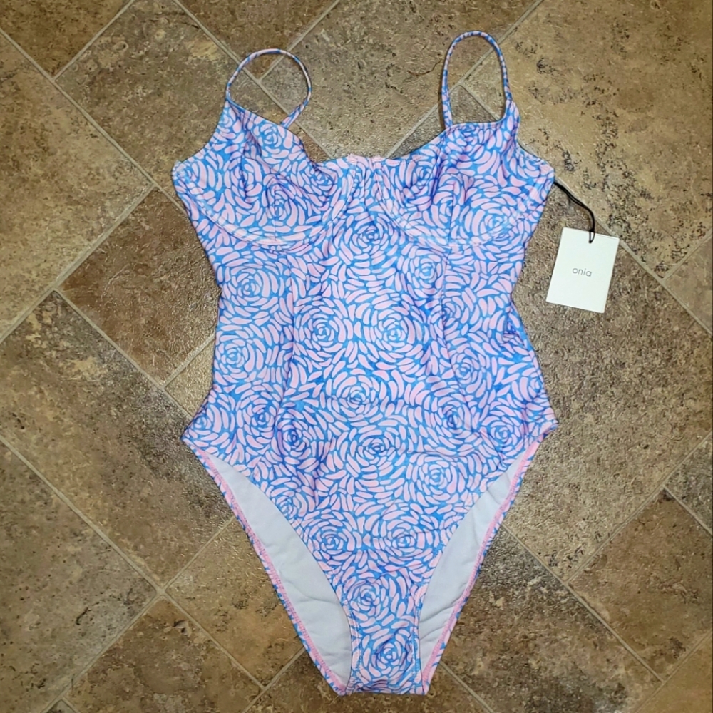 Onia Isabella Rose One Piece Wire Cup Swimsuit